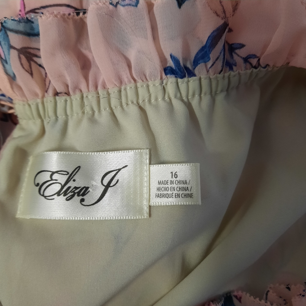 Eliza J Dress Womens Size 16 Pink Sleeveless - Picture 7 of 10